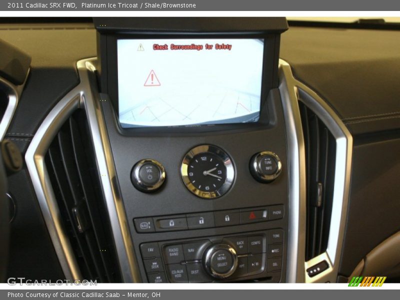 Platinum Ice Tricoat / Shale/Brownstone 2011 Cadillac SRX FWD