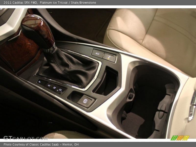 Platinum Ice Tricoat / Shale/Brownstone 2011 Cadillac SRX FWD