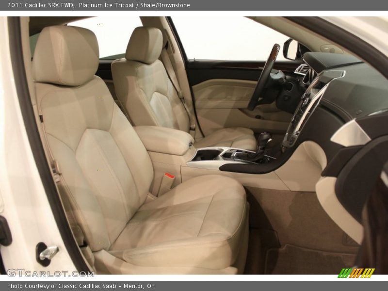 Platinum Ice Tricoat / Shale/Brownstone 2011 Cadillac SRX FWD