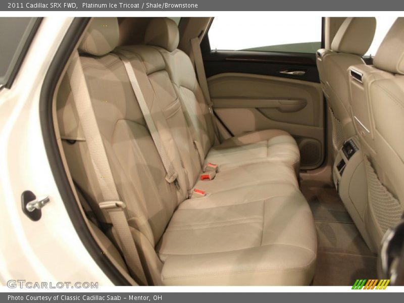 Platinum Ice Tricoat / Shale/Brownstone 2011 Cadillac SRX FWD