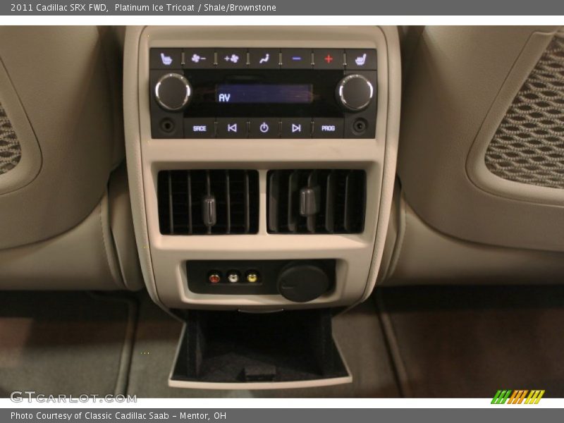 Platinum Ice Tricoat / Shale/Brownstone 2011 Cadillac SRX FWD