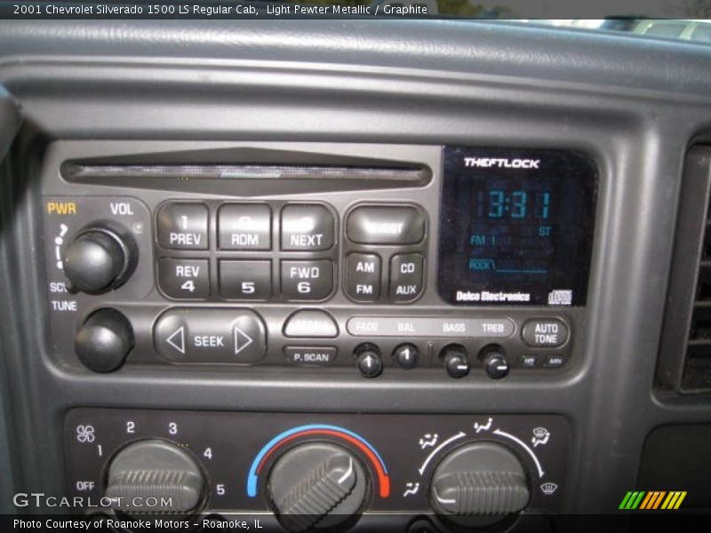 Light Pewter Metallic / Graphite 2001 Chevrolet Silverado 1500 LS Regular Cab