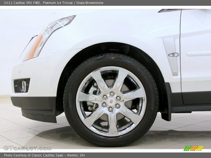 Platinum Ice Tricoat / Shale/Brownstone 2011 Cadillac SRX FWD