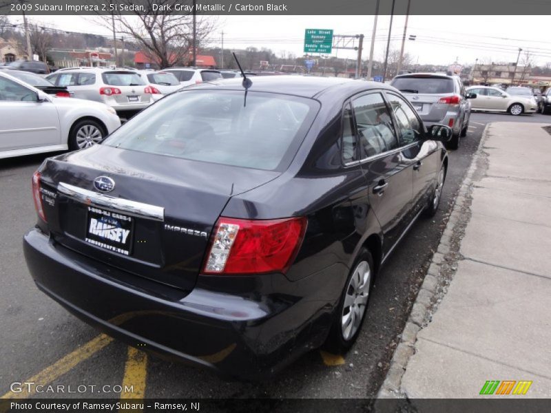 Dark Gray Metallic / Carbon Black 2009 Subaru Impreza 2.5i Sedan