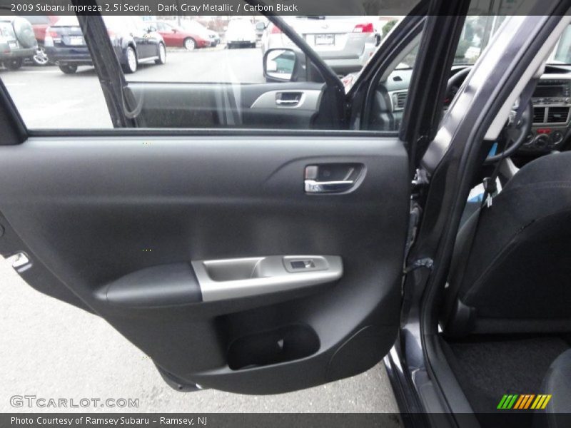 Dark Gray Metallic / Carbon Black 2009 Subaru Impreza 2.5i Sedan