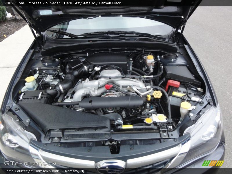 Dark Gray Metallic / Carbon Black 2009 Subaru Impreza 2.5i Sedan