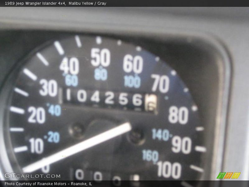 Malibu Yellow / Gray 1989 Jeep Wrangler Islander 4x4