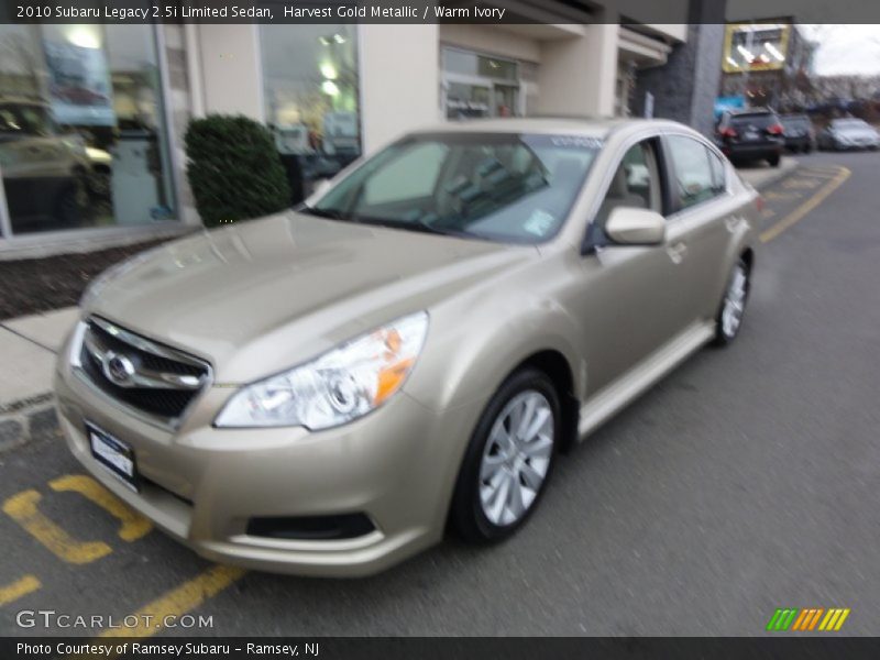 Harvest Gold Metallic / Warm Ivory 2010 Subaru Legacy 2.5i Limited Sedan