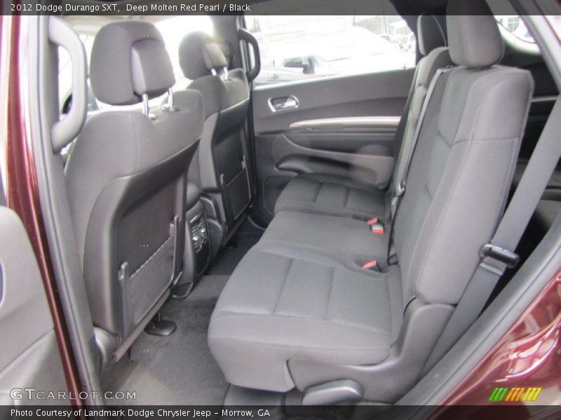 Deep Molten Red Pearl / Black 2012 Dodge Durango SXT