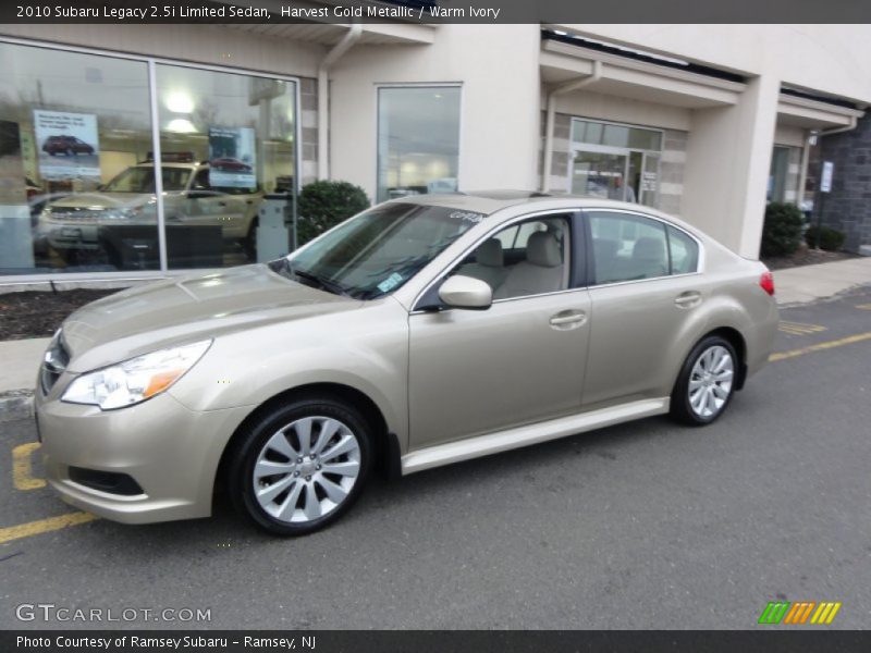 Harvest Gold Metallic / Warm Ivory 2010 Subaru Legacy 2.5i Limited Sedan