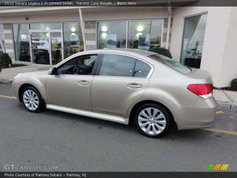 Harvest Gold Metallic / Warm Ivory 2010 Subaru Legacy 2.5i Limited Sedan