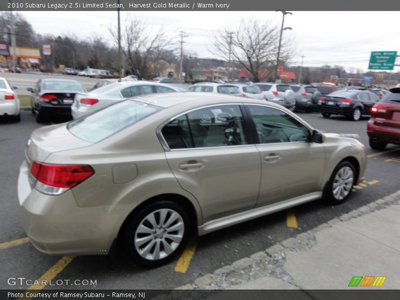 Harvest Gold Metallic / Warm Ivory 2010 Subaru Legacy 2.5i Limited Sedan