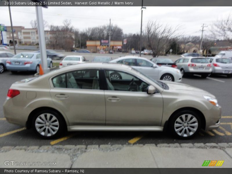 Harvest Gold Metallic / Warm Ivory 2010 Subaru Legacy 2.5i Limited Sedan