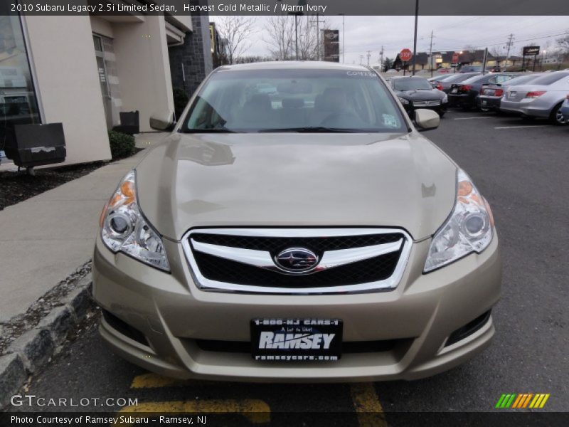 Harvest Gold Metallic / Warm Ivory 2010 Subaru Legacy 2.5i Limited Sedan