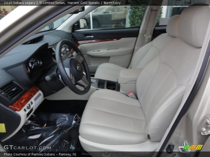 Harvest Gold Metallic / Warm Ivory 2010 Subaru Legacy 2.5i Limited Sedan