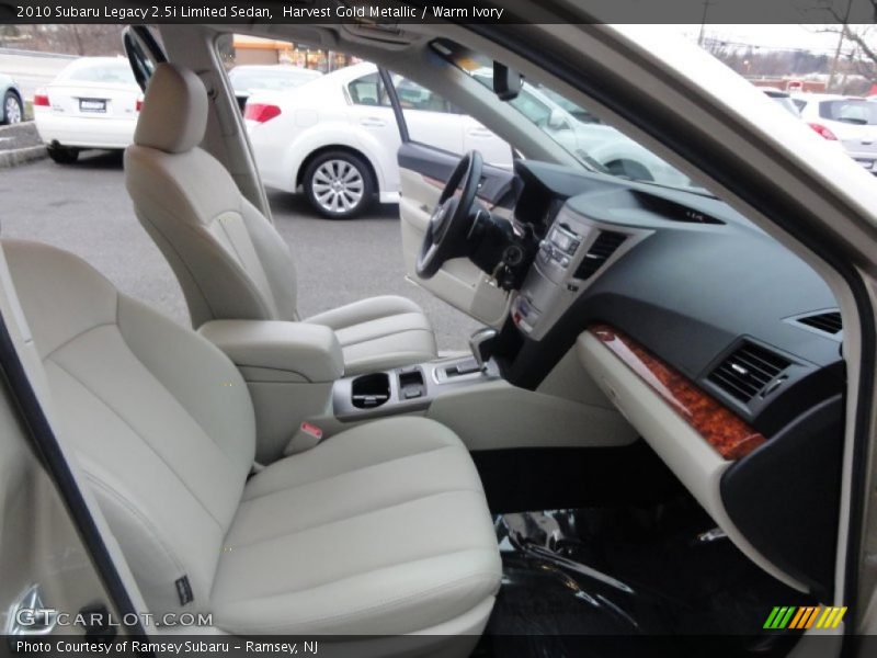 Harvest Gold Metallic / Warm Ivory 2010 Subaru Legacy 2.5i Limited Sedan