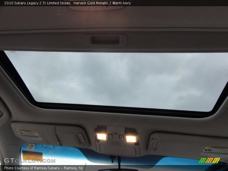 Harvest Gold Metallic / Warm Ivory 2010 Subaru Legacy 2.5i Limited Sedan
