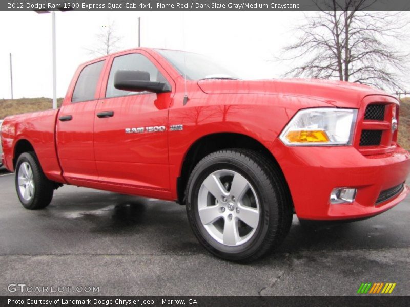 Front 3/4 View of 2012 Ram 1500 Express Quad Cab 4x4