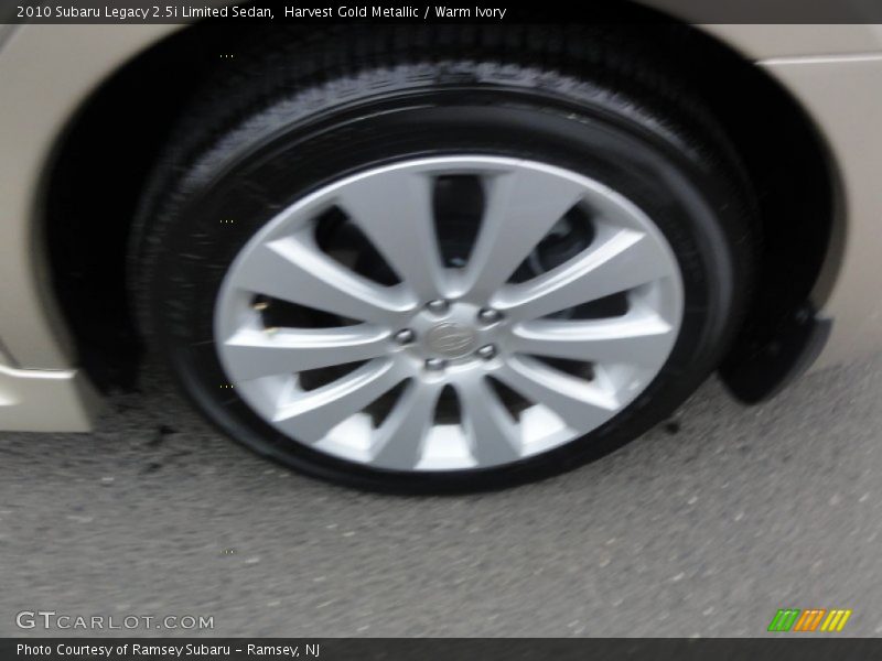 Harvest Gold Metallic / Warm Ivory 2010 Subaru Legacy 2.5i Limited Sedan