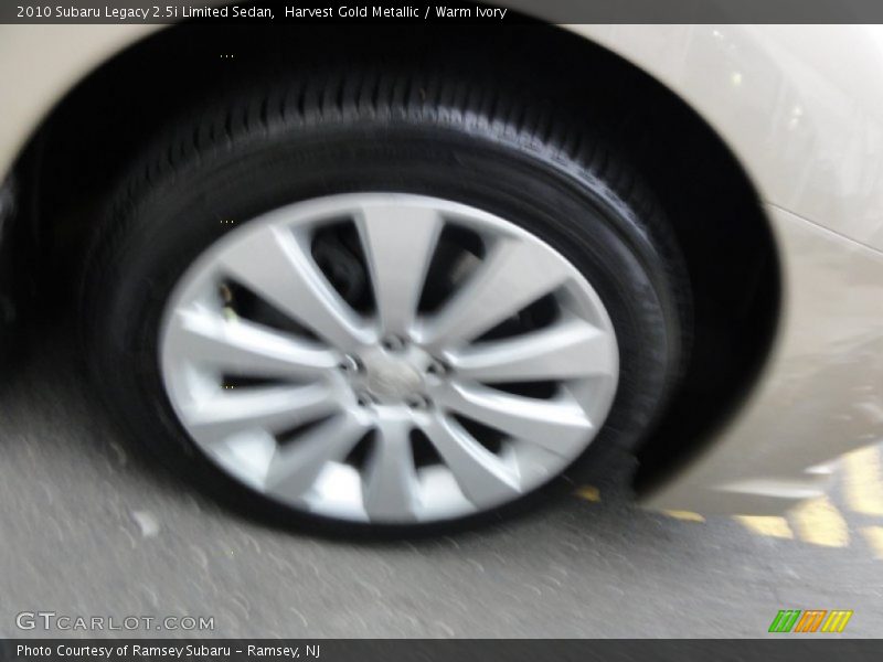 Harvest Gold Metallic / Warm Ivory 2010 Subaru Legacy 2.5i Limited Sedan