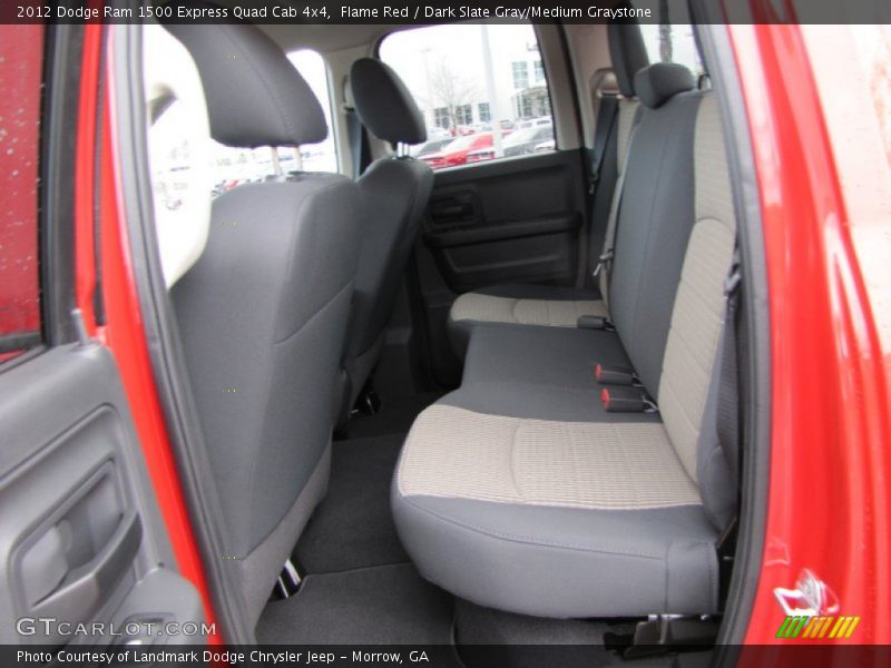 Flame Red / Dark Slate Gray/Medium Graystone 2012 Dodge Ram 1500 Express Quad Cab 4x4