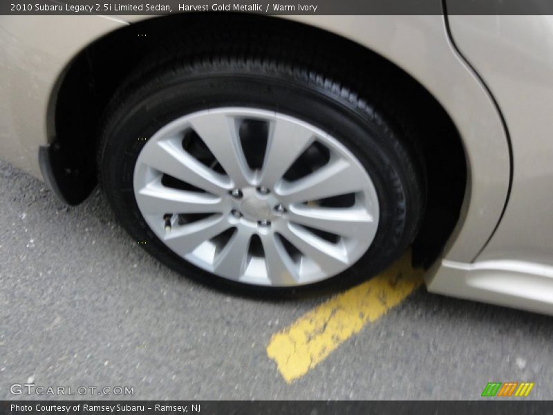 Harvest Gold Metallic / Warm Ivory 2010 Subaru Legacy 2.5i Limited Sedan