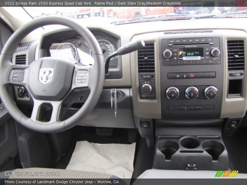 Dashboard of 2012 Ram 1500 Express Quad Cab 4x4