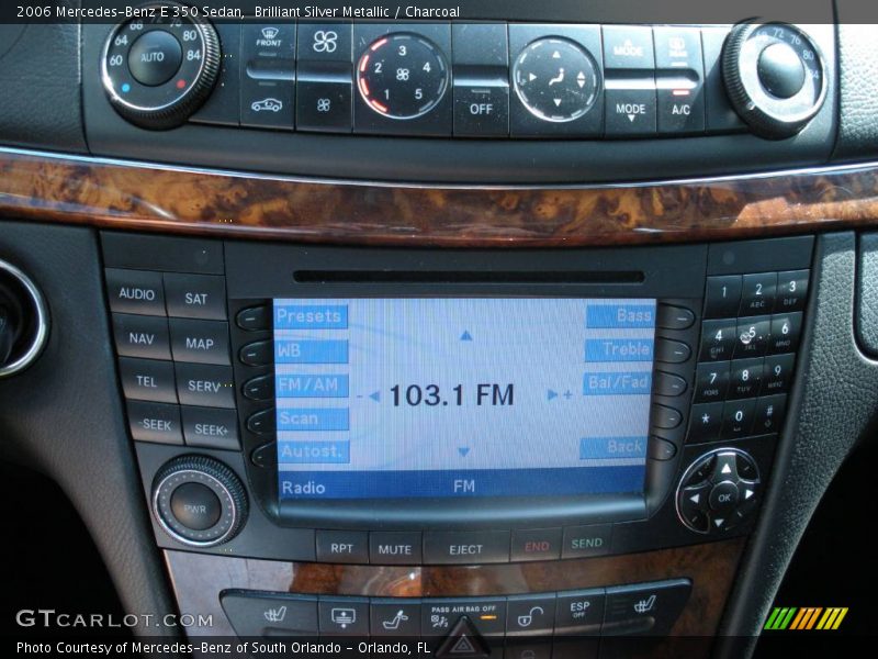 Brilliant Silver Metallic / Charcoal 2006 Mercedes-Benz E 350 Sedan