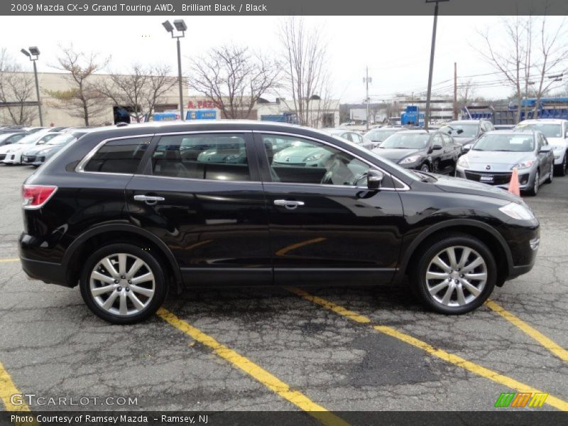 Brilliant Black / Black 2009 Mazda CX-9 Grand Touring AWD
