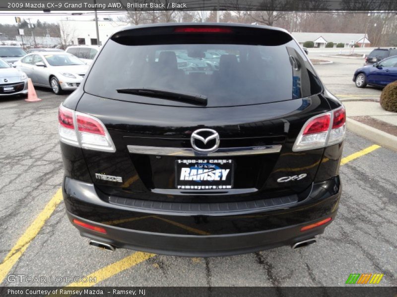 Brilliant Black / Black 2009 Mazda CX-9 Grand Touring AWD
