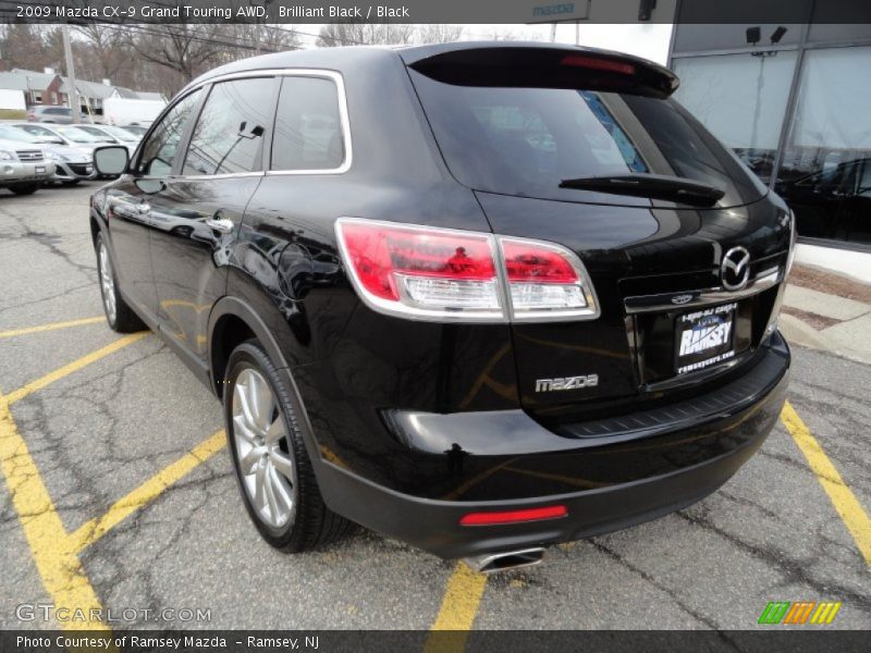 Brilliant Black / Black 2009 Mazda CX-9 Grand Touring AWD