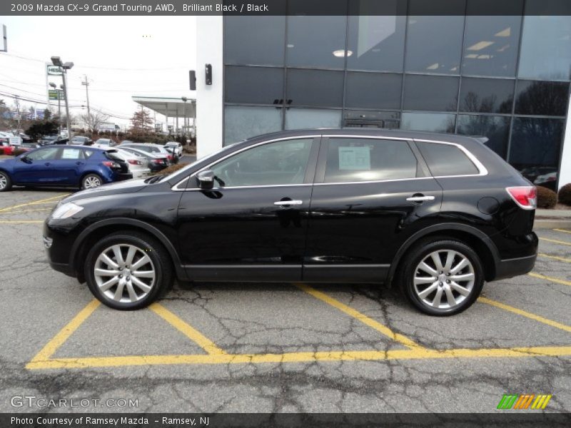 Brilliant Black / Black 2009 Mazda CX-9 Grand Touring AWD