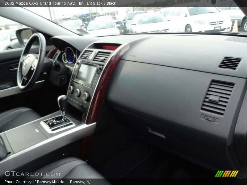 Brilliant Black / Black 2009 Mazda CX-9 Grand Touring AWD