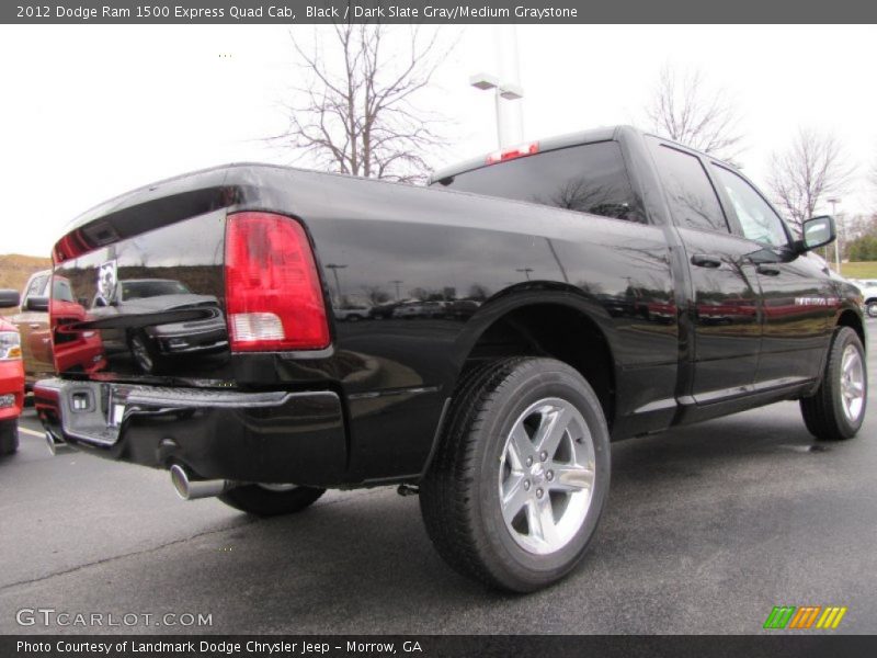 Black / Dark Slate Gray/Medium Graystone 2012 Dodge Ram 1500 Express Quad Cab