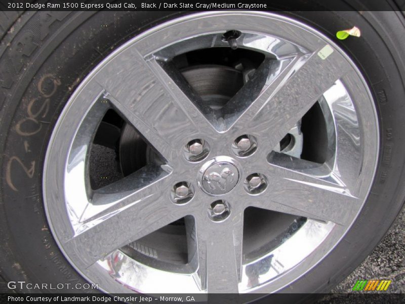 Black / Dark Slate Gray/Medium Graystone 2012 Dodge Ram 1500 Express Quad Cab