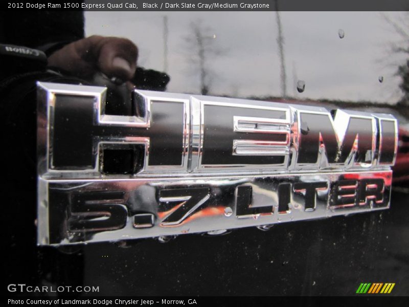 Black / Dark Slate Gray/Medium Graystone 2012 Dodge Ram 1500 Express Quad Cab