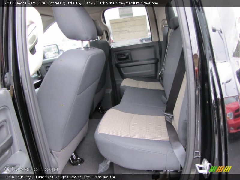Black / Dark Slate Gray/Medium Graystone 2012 Dodge Ram 1500 Express Quad Cab