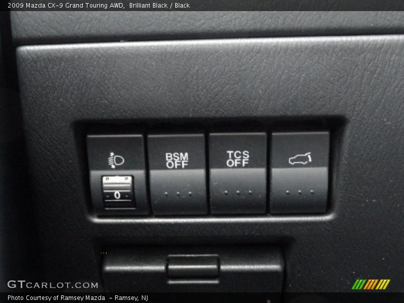 Brilliant Black / Black 2009 Mazda CX-9 Grand Touring AWD