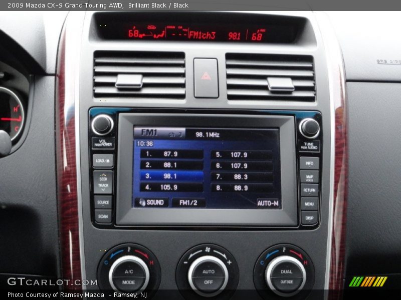 Brilliant Black / Black 2009 Mazda CX-9 Grand Touring AWD