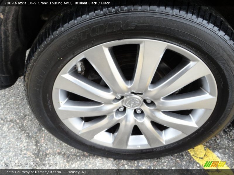 Brilliant Black / Black 2009 Mazda CX-9 Grand Touring AWD