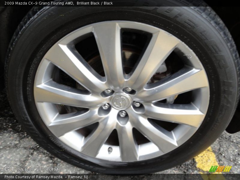 Brilliant Black / Black 2009 Mazda CX-9 Grand Touring AWD