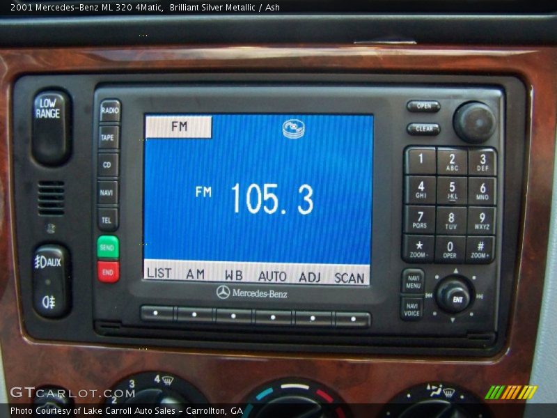 Brilliant Silver Metallic / Ash 2001 Mercedes-Benz ML 320 4Matic