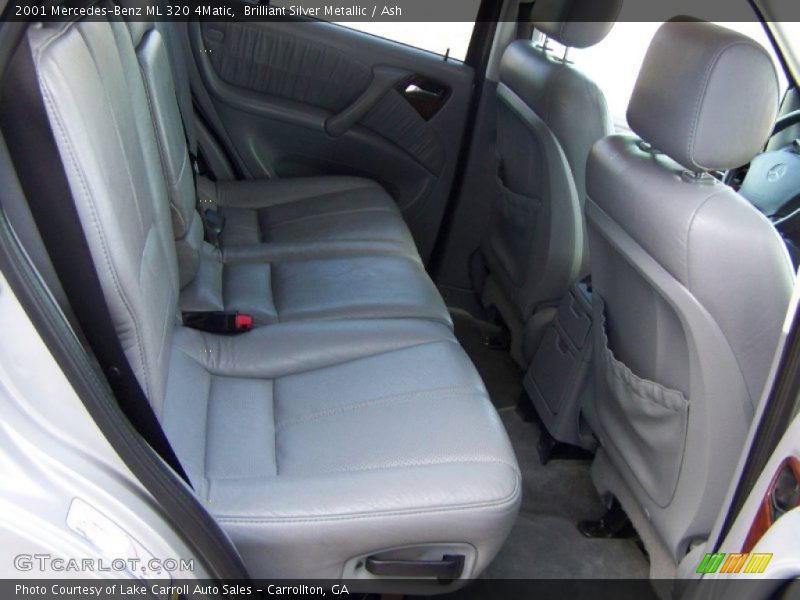 Brilliant Silver Metallic / Ash 2001 Mercedes-Benz ML 320 4Matic