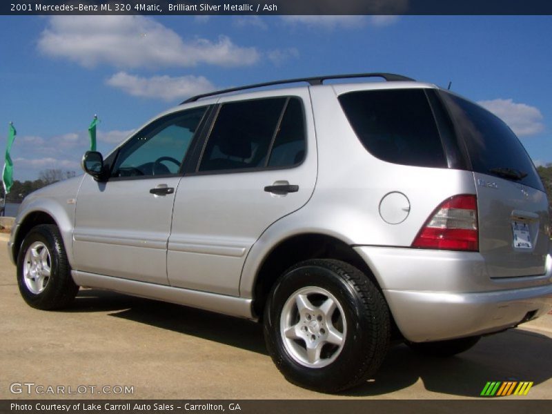 Brilliant Silver Metallic / Ash 2001 Mercedes-Benz ML 320 4Matic