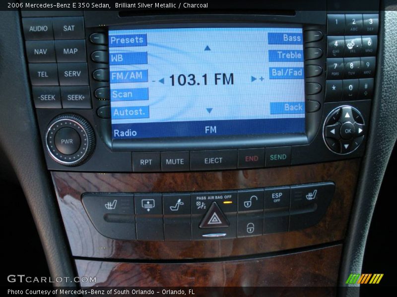 Brilliant Silver Metallic / Charcoal 2006 Mercedes-Benz E 350 Sedan