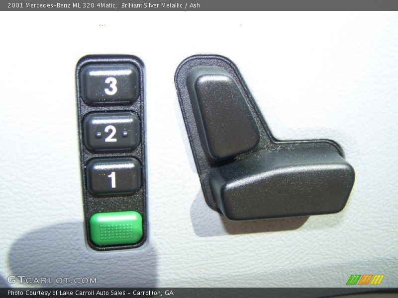 Brilliant Silver Metallic / Ash 2001 Mercedes-Benz ML 320 4Matic