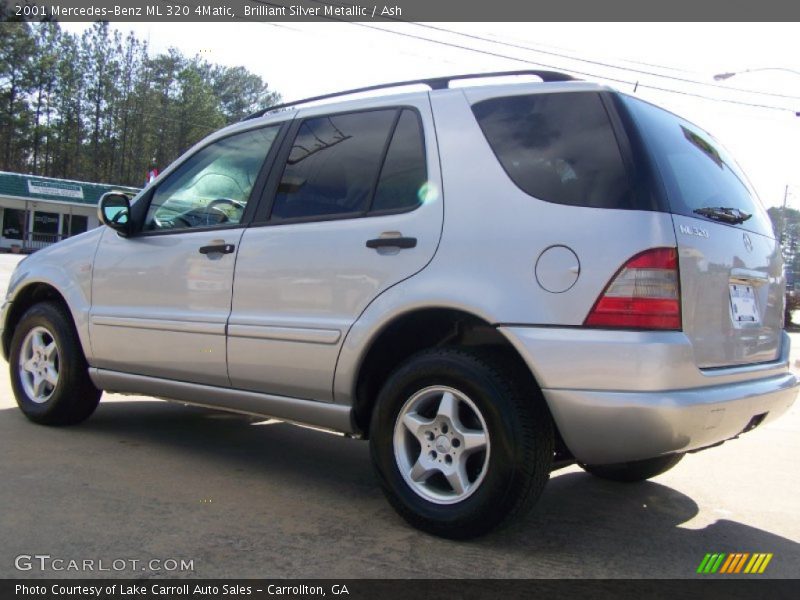 Brilliant Silver Metallic / Ash 2001 Mercedes-Benz ML 320 4Matic
