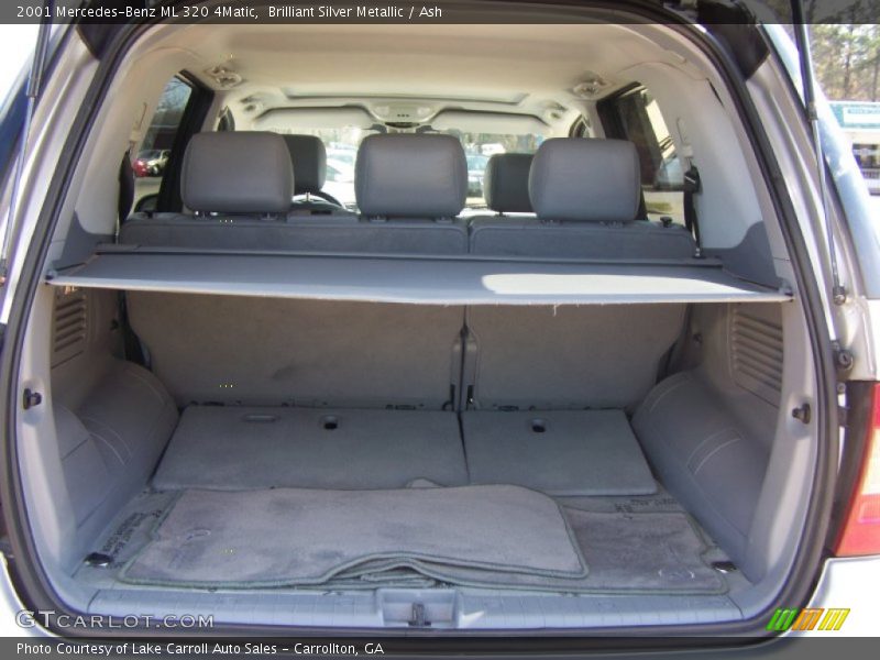 Brilliant Silver Metallic / Ash 2001 Mercedes-Benz ML 320 4Matic