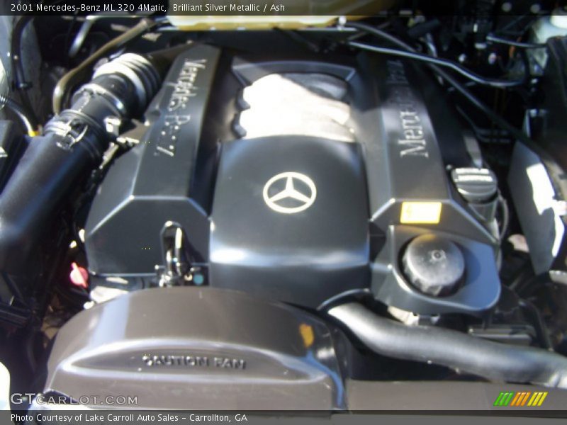 Brilliant Silver Metallic / Ash 2001 Mercedes-Benz ML 320 4Matic