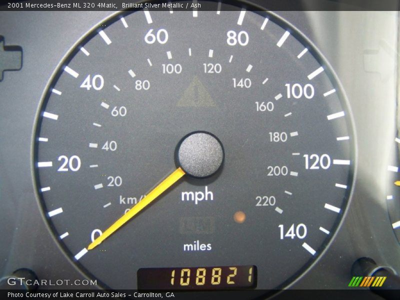Brilliant Silver Metallic / Ash 2001 Mercedes-Benz ML 320 4Matic